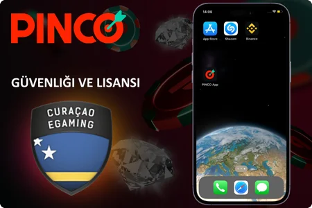 iPhone için Pinco App güvenliği ve lisansı